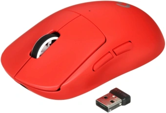 Мышь Logitech G PRO X SUPERLIGHT 2 SE красный оптическая 44000dpi беспров. USB-C (910-007474) - купить недорого с доставкой в интернет-магазине