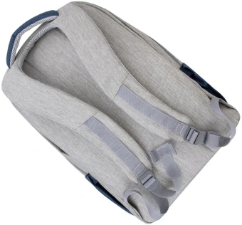 Рюкзак для ноутбука 17.3" Riva 7567 серый/темно-синий полиэстер (7567 GREY/DARK BLUE) - купить недорого с доставкой в интернет-магазине