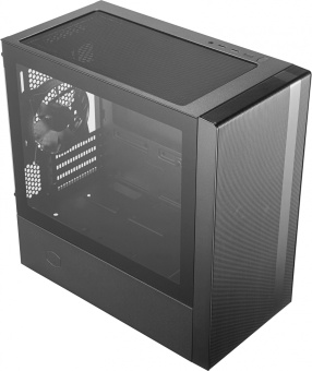 Корпус Cooler Master MasterBox NR400 w/o ODD черный без БП mATX 4x120mm 4x140mm 2xUSB3.0 audio bott PSU - купить недорого с доставкой в интернет-магазине