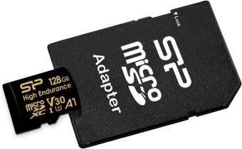 Флеш карта microSDXC 128GB Silicon Power SP128GBSTXDV3V1HSP Elite + adapter - купить недорого с доставкой в интернет-магазине