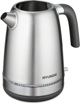 Чайник электрический Hyundai HYK-S5806 1.7л. 2200Вт серебристый матовый/черный корпус: металл - купить недорого с доставкой в интернет-магазине