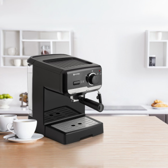 Кофеварка рожковая Vitek VT-1502 1050Вт черный - купить недорого с доставкой в интернет-магазине