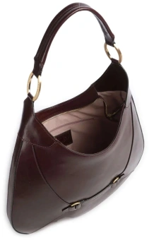 Сумка хобо The Bridge Isabella 04502501/YF бордовая натур.кожа - купить недорого с доставкой в интернет-магазине