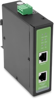 Инжектор PoE Digma DNP30W48GDXM 10/100/1000BASE-T 30Вт 37-57В(DC) - купить недорого с доставкой в интернет-магазине
