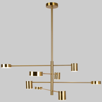 Люстра Hiper Abby H831-1 потолоч. 4000K цв.св.:белый нейтральный золотистый - купить недорого с доставкой в интернет-магазине