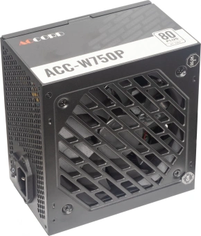 Блок питания Accord ATX 750W ACC-W750P 80 PLUS WHITE (20+4pin) 120mm fan 6xSATA RTL - купить недорого с доставкой в интернет-магазине