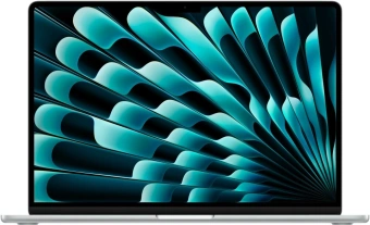 Ноутбук Apple MacBook Air A3114 M3 8 core 16Gb SSD512Gb/10 core GPU 15.3" Liquid Retina (2880x1864) macOS silver WiFi BT Cam (MXD23HN/A) - купить недорого с доставкой в интернет-магазине