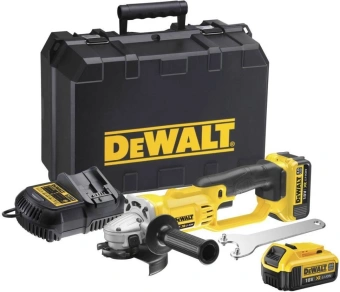 Углошлифовальная машина DeWalt DCG412M2-QW 405Вт 7000об/мин рез.шпин.:M14 d=125мм жестк.кейс - купить недорого с доставкой в интернет-магазине