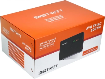 Стабилизатор напряжения Smartwatt AVR Triac 500TW 500ВА черный - купить недорого с доставкой в интернет-магазине