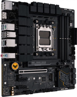 Материнская плата Asus TUF GAMING B650M-E SocketAM5 AMD B650 4xDDR5 mATX AC`97 8ch(7.1) 2.5Gg RAID+HDMI+DP - купить недорого с доставкой в интернет-магазине