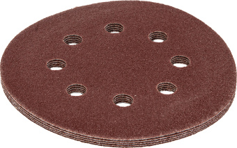 Диск абразивный Matrix 73804 d=125мм (шлифовальные машины/дрели) (упак.:5шт) - купить недорого с доставкой в интернет-магазине