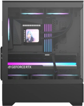 Корпус Formula Crystal Z1 V2 черный без БП ATX 1xUSB2.0 1xUSB3.0 1xUSB3.1 audio bott PSU - купить недорого с доставкой в интернет-магазине