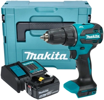 Дрель-шуруповерт Makita DHP490SF1J аккум. патрон:быстрозажимной - купить недорого с доставкой в интернет-магазине