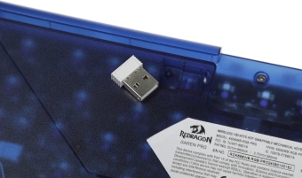 Клавиатура Redragon Garen Pro механическая синий USB беспроводная BT/Radio for gamer LED (71745) кабель 1.5м - купить недорого с доставкой в интернет-магазине