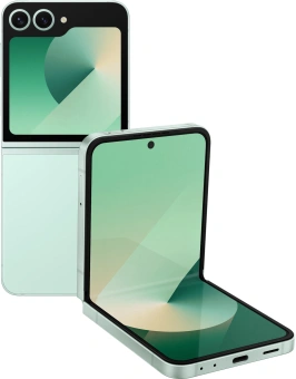 Смартфон Samsung SM-F741B Galaxy Z Flip 6 5G 256Gb 12Gb мятный раскладной 3G 4G 1Sim 6.7" 1080x2640 Android 14 50Mpix 802.11 a/b/g/n/ac/ax NFC GPS GSM900/1800 GSM1900 TouchSc Protect - купить недорого с доставкой в интернет-магазине