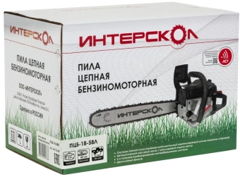 Электрическая цепная пила Интерскол ПЦБ-18/58Л 2600Вт 3.6л.с. дл.шины:18" (45cm) (847.0.0.40) - купить недорого с доставкой в интернет-магазине