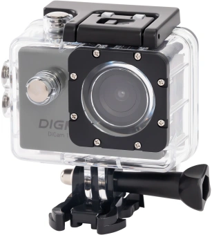 Экшн-камера Digma DiCam 180 серый - купить недорого с доставкой в интернет-магазине