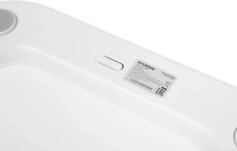 Весы напольные электронные Hyundai H-BS03981 макс.180кг оранжевый - купить недорого с доставкой в интернет-магазине