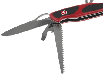 Нож перочинный Victorinox RangerGrip 78 (0.9663.MC) 130мм 12функц. красный/черный карт.коробка - купить недорого с доставкой в интернет-магазине