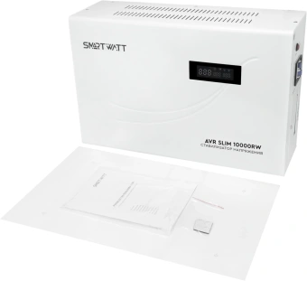 Стабилизатор напряжения Smartwatt AVR Slim 10000RW 10000ВА белый - купить недорого с доставкой в интернет-магазине