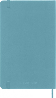 Блокнот Moleskine CLASSIC QP062B35 Large 130х210мм 240стр. нелинованный твердая обложка голубой - купить недорого с доставкой в интернет-магазине