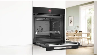 Духовой шкаф Электрический Bosch HBG934BB1 черный - купить недорого с доставкой в интернет-магазине