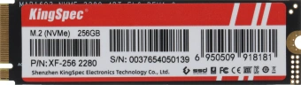 Накопитель SSD Kingspec PCIe 4.0 x4 256GB XF-256 M.2 2280 - купить недорого с доставкой в интернет-магазине