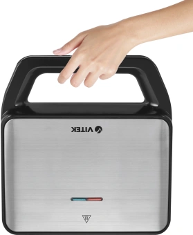 Вафельница Vitek VT-2626 850Вт черный/серебристый - цена, купить или заказать с доставкой в интернет-магазине Вафельница Vitek VT-2626 850Вт черный/серебристый - купить недорого с доставкой в интернет-магазине