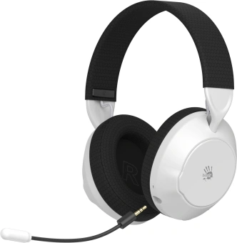 Наушники с микрофоном A4Tech Bloody GR220 белый мониторные BT накладные - купить недорого с доставкой в интернет-магазине