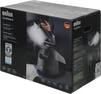 Парогенератор Braun CareStyle 5 IS5249BK 2400Вт черный - купить недорого с доставкой в интернет-магазине