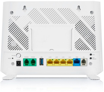 Роутер беспроводной Zyxel DX3301-T0-EU01V1F AX1800 ADSL2+/VDSL2 белый - купить недорого с доставкой в интернет-магазине