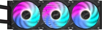 Система водяного охлаждения Gigabyte Aorus Waterforce X II 360 ARGB Soc-TR4/sTR5/AM5/AM4/1200/1700/1851 черный 4-pin 12-37.5dB Al LCD Ret (GP-AORUS WATERFORCE X II 360) - купить недорого с доставкой в интернет-магазине