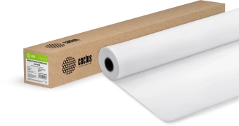 Пленка Cactus CS-PPM160-106750 42"(A0+) 1067мм-50м/160г/м2/белый матовое для струйной печати втулка:50.8мм (2") - купить недорого с доставкой в интернет-магазине