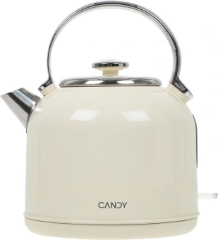 Чайник электрический Candy CK-205 1.7л. 2200Вт слоновая кость корпус: нерж.сталь - купить недорого с доставкой в интернет-магазине
