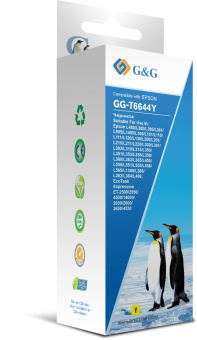 Чернила G&G GG-T6644Y желтый 100мл для Epson L100, L110, L120, L130, L132, L210, L222 - купить недорого с доставкой в интернет-магазине