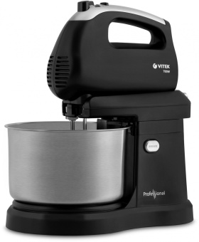 Миксер стационарный Vitek VT-1417 700Вт черный/хром - цена, купить или заказать с доставкой в интернет-магазине Миксер стационарный Vitek VT-1417 700Вт черный/хром - купить недорого с доставкой в интернет-магазине