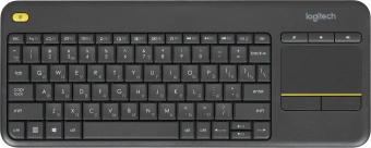 Клавиатура Logitech K400 Plus черный USB беспроводная Multimedia (920-007173) - купить недорого с доставкой в интернет-магазине
