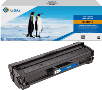 Картридж лазерный G&G GG-D101S черный (1500стр.) для Samsung Samsung ML-2160/ML-2161/ML-2165W/ML-2162/ML-2165/ML-2166/ML-2168/ML-2164/ML-2164W/ML-2167/ML-2168W; SCX-3400/SCX-3405/SCX-3405W/SCX-3405FW/SCX-3407/SCX-3400F/SCX-3405F/SCX-3405FW; SF-760P - купить недорого с доставкой в интернет-магазине
