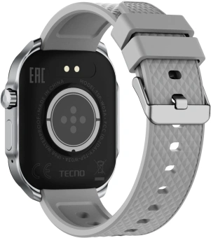 Смарт-часы Tecno Watch 3 Active 2.04" LCD корп.серебристый рем.серебристый (W03A) - купить недорого с доставкой в интернет-магазине