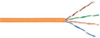Кабель информационный Lanmaster LAN-5EFTP-PT-LSZH-OR кат.5E FTP 4 пары 26AWG LSZH внутренний 305м оранжевый - купить недорого с доставкой в интернет-магазине