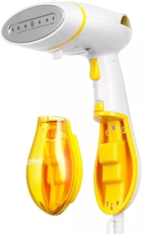 Отпариватель ручной Kitfort КТ-9191-1 1300Вт белый/желтый - купить недорого с доставкой в интернет-магазине