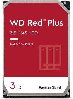 Жесткий диск WD SATA-III 3TB WD30EFPX Red Plus (5400rpm) 256Mb 3.5" - купить недорого с доставкой в интернет-магазине