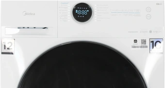 Стиральная машина Midea MF200W120WBS/W-RU класс: A загр.фронтальная макс.:12кг белый инвертор - купить недорого с доставкой в интернет-магазине