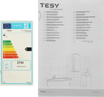 Водонагреватель Tesy Bilight GCV 1004420 B11 TSRC 2кВт 100л электрический настенный/белый - купить недорого с доставкой в интернет-магазине