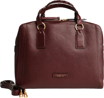 Деловая сумка женская The Bridge Ines 045525EN/YF бордовая натур.кожа - купить недорого с доставкой в интернет-магазине