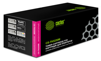 Картридж лазерный Cactus CS-TK5230M TK-5230M пурпурный (2200стр.) для Kyocera Ecosys M5521cdn/M5521cdw/P5021cdn/P5021cdw - купить недорого с доставкой в интернет-магазине