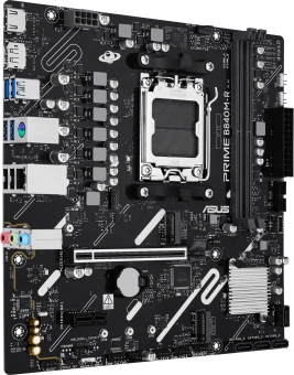 Материнская плата Asus PRIME B840M-R Socket AM5 AMD B840 2xDDR5 mATX AC`97 8ch(7.1) GbLAN RAID+HDMI+DP - купить недорого с доставкой в интернет-магазине
