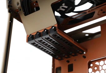 Корпус Thermaltake The Tower 300 Gravel Send коричневый без БП mATX 8x120mm 6x140mm 2xUSB3.0 audio bott PSU - купить недорого с доставкой в интернет-магазине