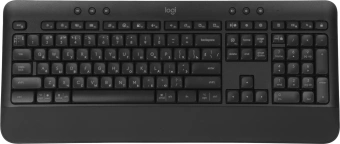 Клавиатура + мышь Logitech MK650 клав:графитовый мышь:черный/серый USB беспроводная Bluetooth/Радио (920-011013) - купить недорого с доставкой в интернет-магазине