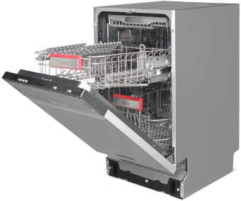 Посудомоечная машина Timberk Set&Dry T-DW45BI103 серебристый (узкая) - купить недорого с доставкой в интернет-магазине